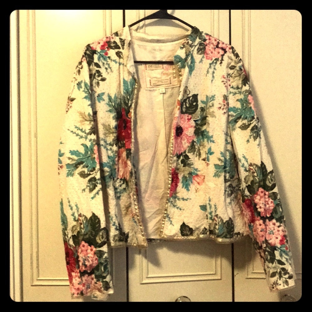 Vintage Boho Floral Jacket